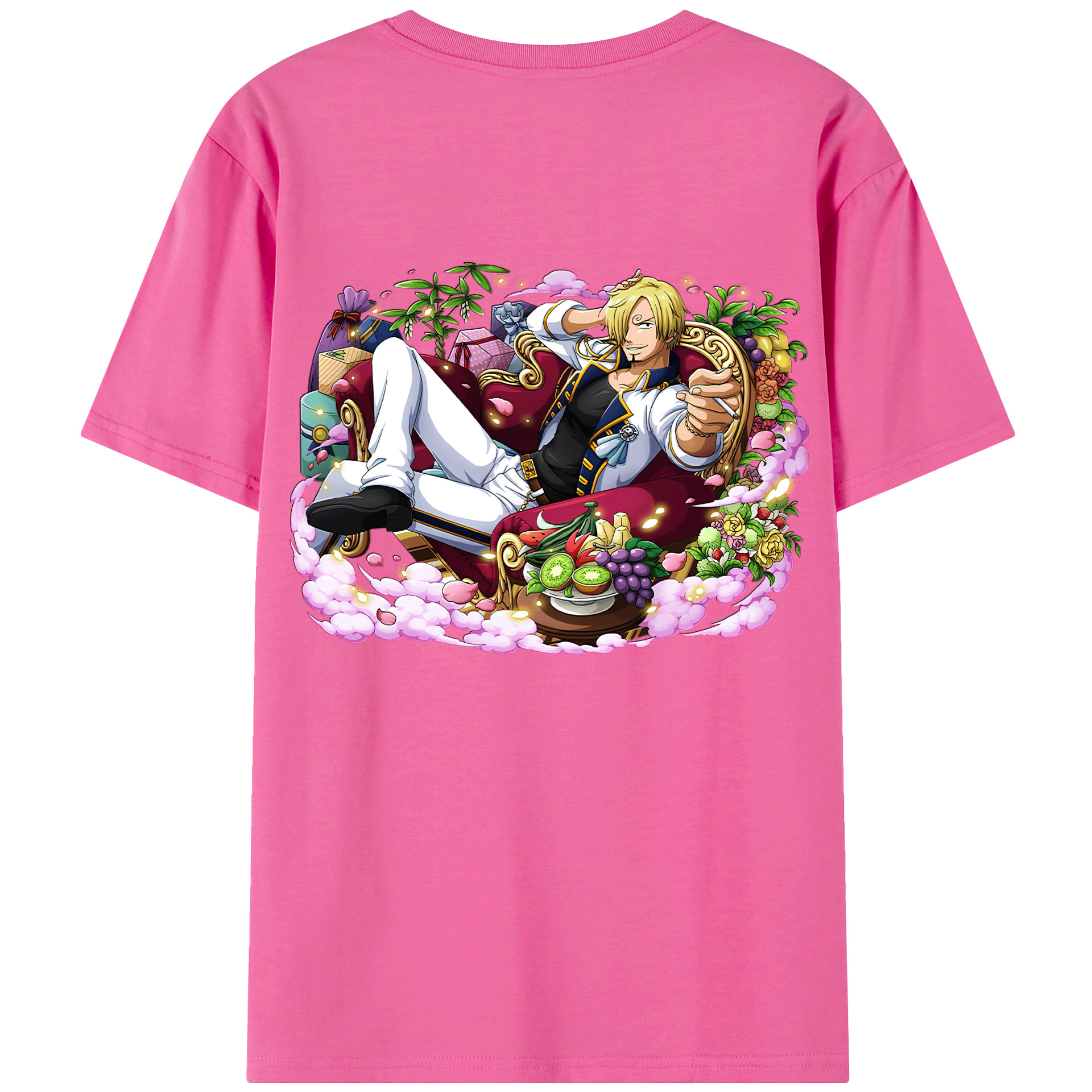 （画像用） ワンピース サンジ ONE PIECE Sanji レディース半袖Tシャツ(バックプリント)
